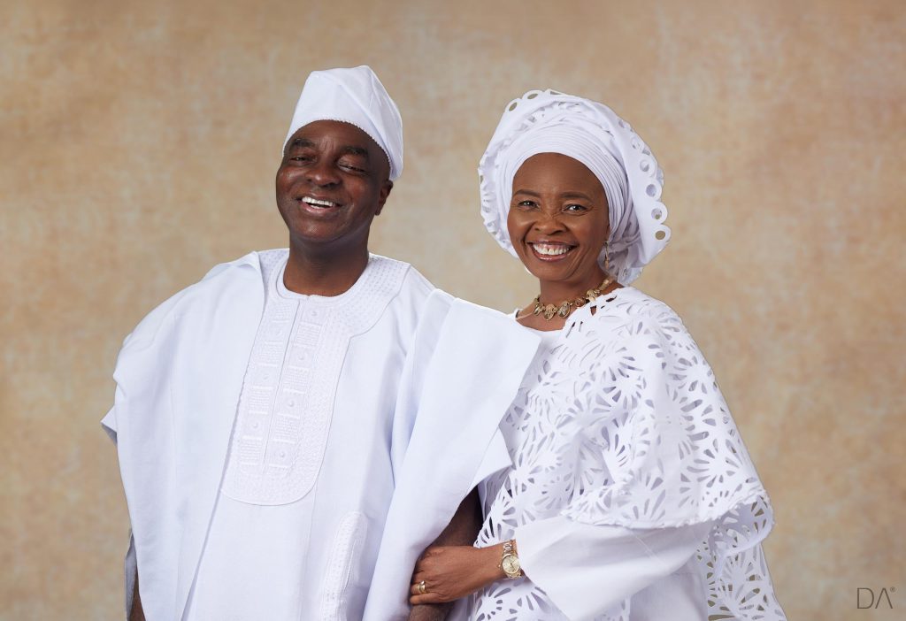 Bishop Oyedepo and his wife