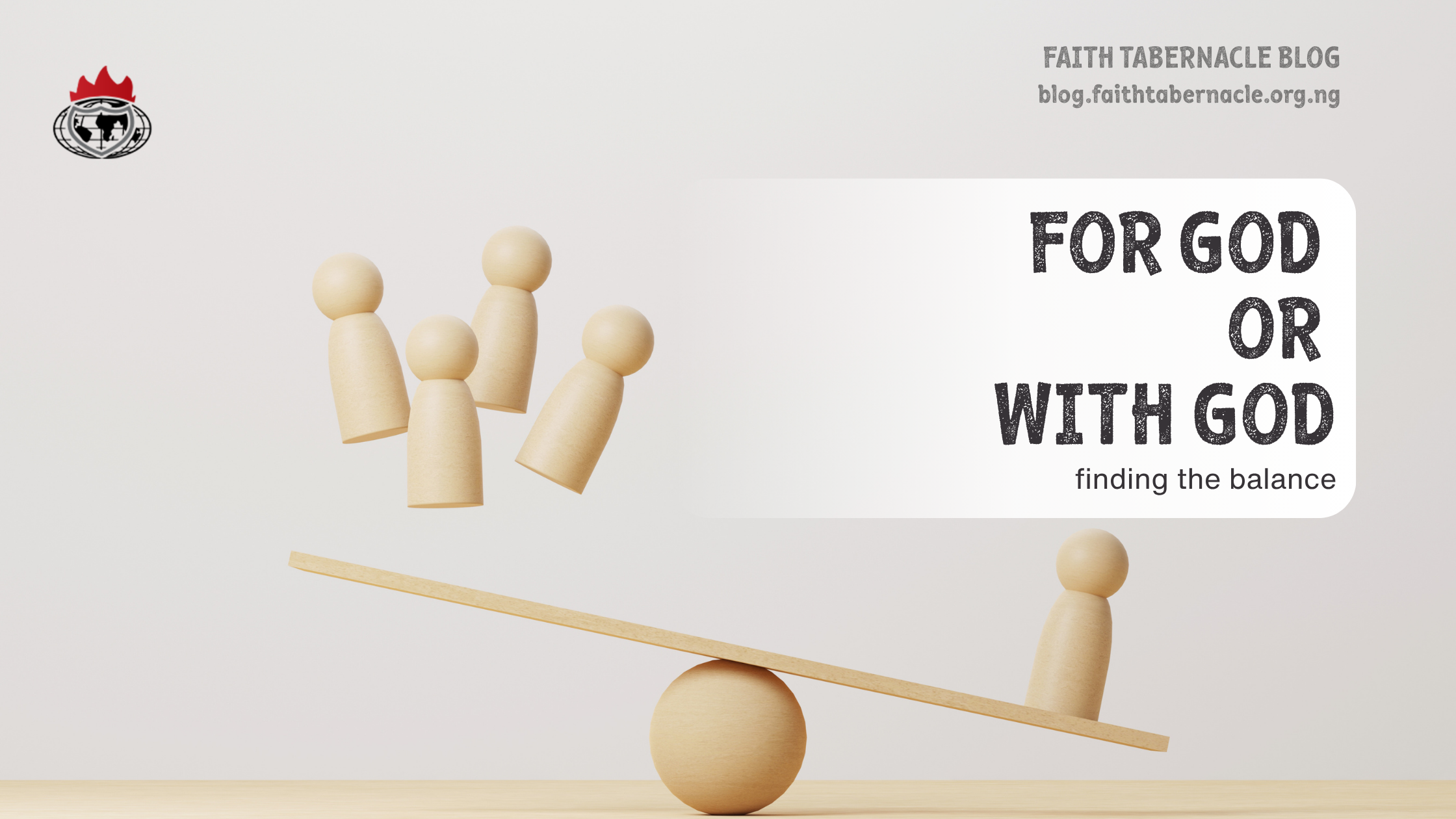 ARE YOU FOR GOD OR WITH GOD?